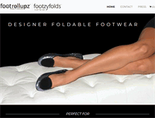Tablet Screenshot of footzyfolds.com